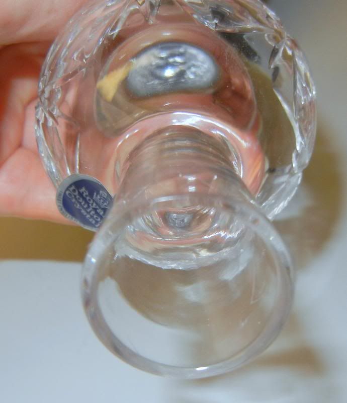 ROYAL DOULTON ENGLAND CRYSTAL Christmas Tree Topper eBay