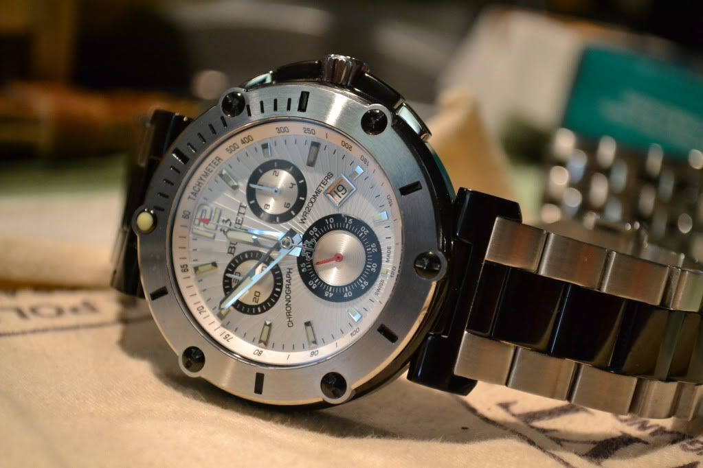 SOLD**************** Swiss Made Burett Continental Watch Very Special