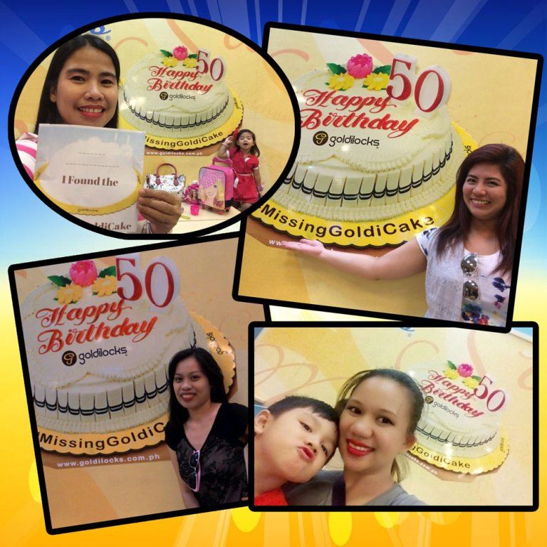 Goldilocks 50th Anniversary Cakes Found