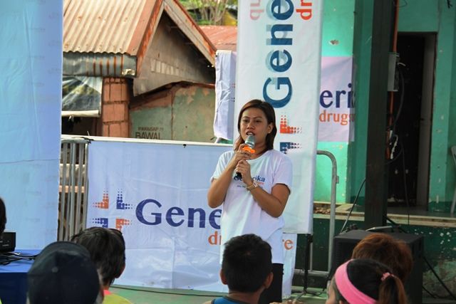Generika Drugstore Gabay Kalusugan Campaign Maricris Aquino Delivering Gabay Kalusugan Talk