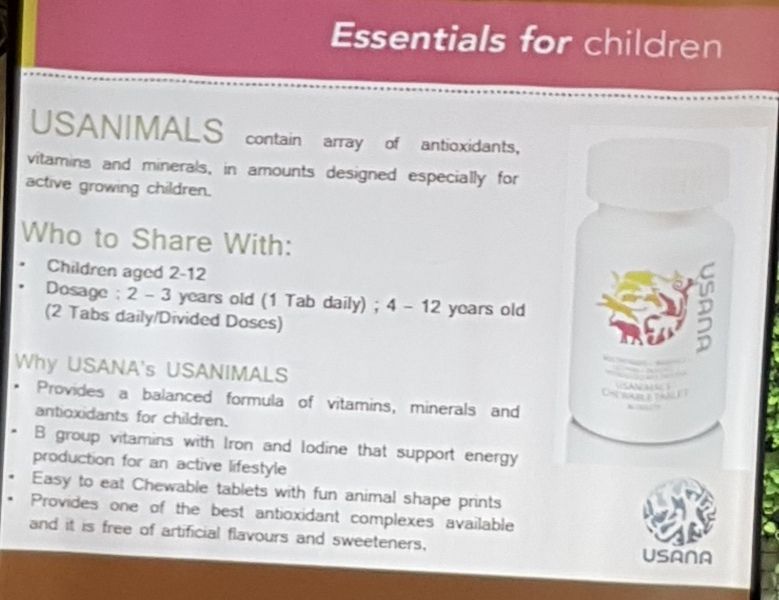 USANIMALS by USANA - Daily Multivitamin For Your Child's Overall Health