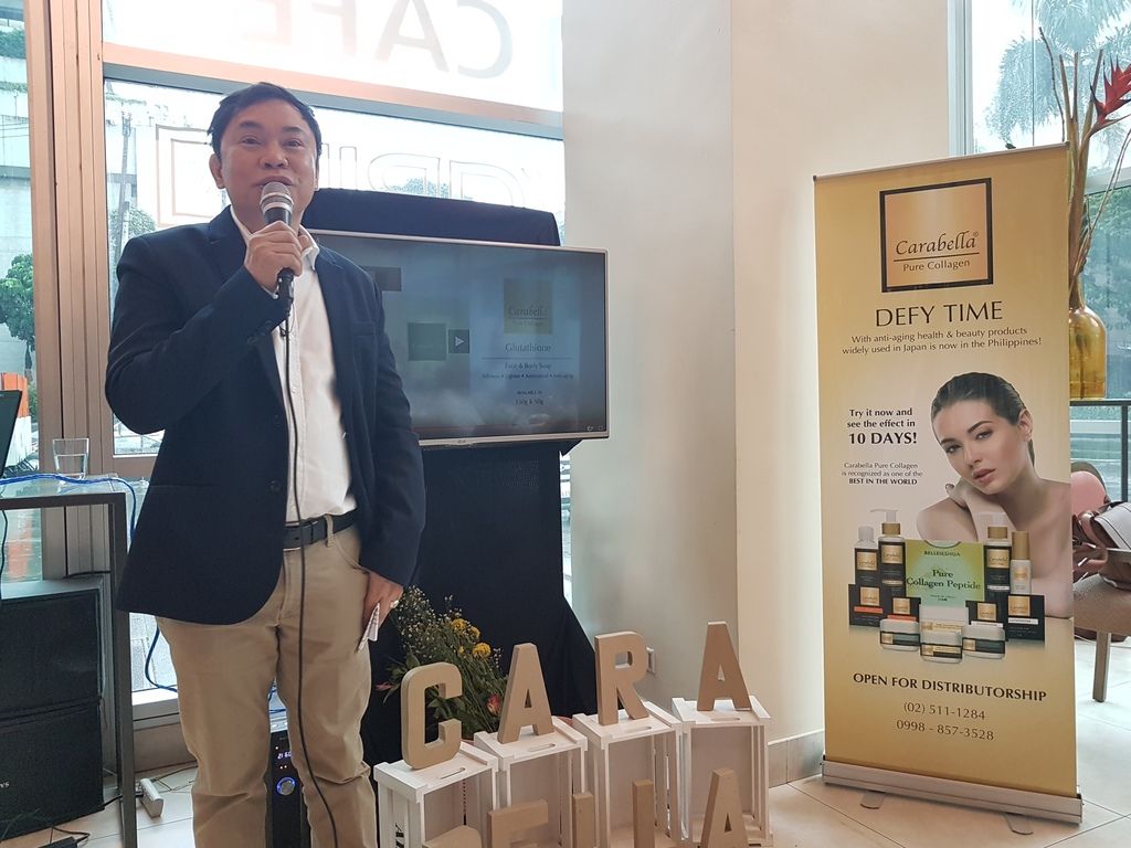 Mr. Rey Ignes at Carabella Pure Collagen Products Launch