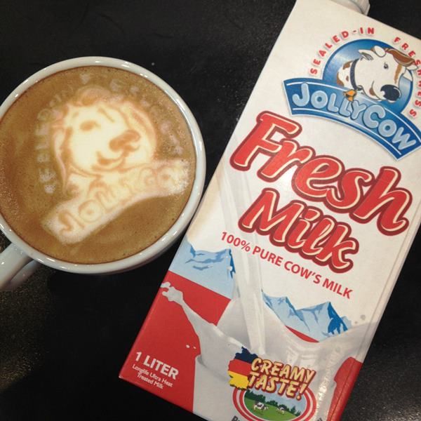 Jolly Cow Fresh Milk Latte Art