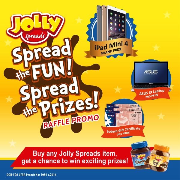 Jolly Spreads Raffle Promo