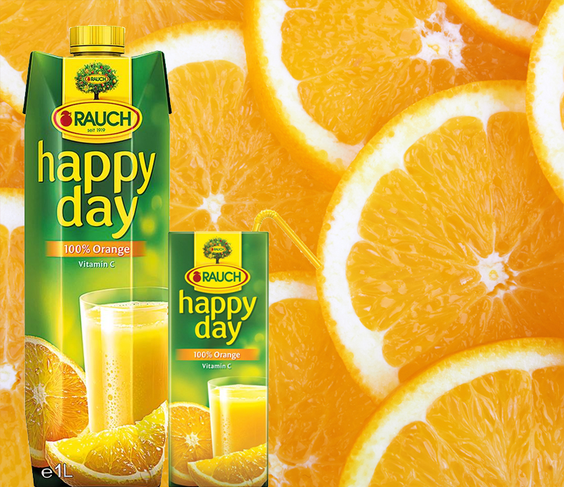 Nourish and Refresh with Happy Day Rauch Orange Juice
