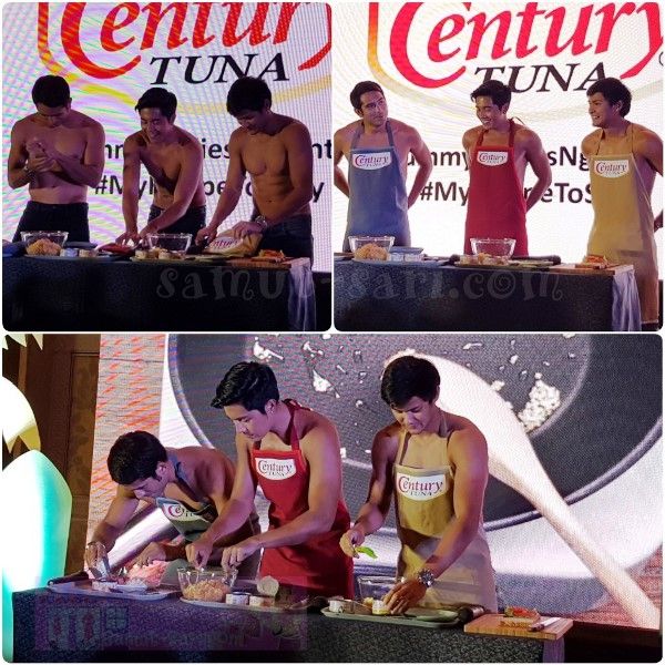 Century Tuna #MyRecipeToSexy Gerald Anderson Matteo Guidicelli and Paulo Avelino