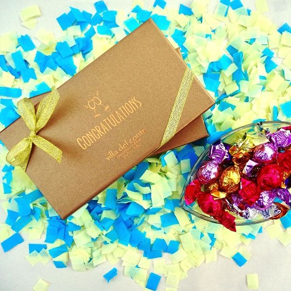 Villa Del Conte Congratulations Chocolate box