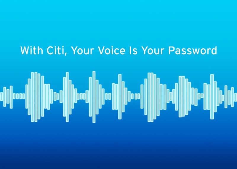 With Citi Philippines your voice is your password Voice Biometrics