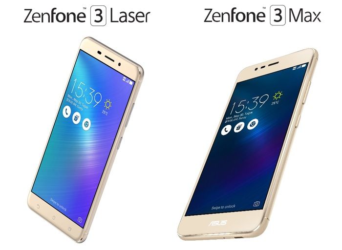 ASUS Zenfone 3 Laser and ASUS Zenfone 3 Max