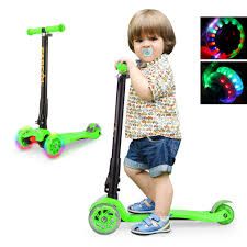 Enjoy A Great Riding Experience With Flashing Wheel Scooter