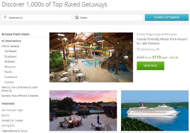 Groupon Coupons Getaways