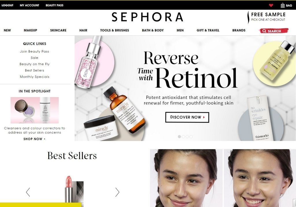 Sephora Philippines Online Shopping Site