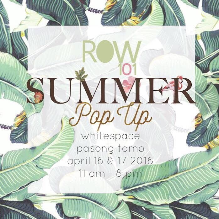 Row101 Pop Up Store Bazaar