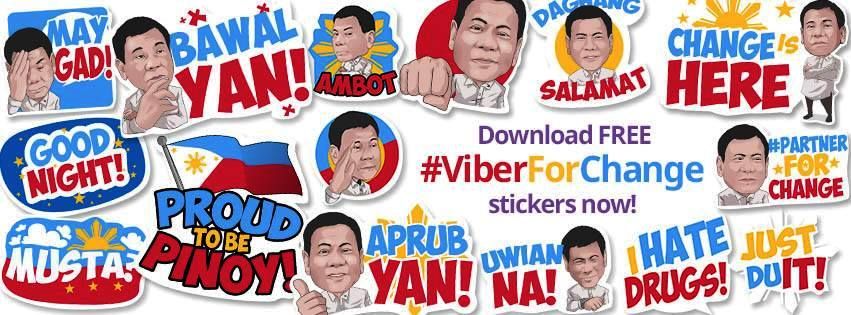 Viber For Change Stickers