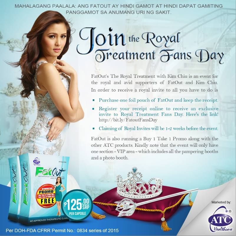 ATC FatOut Royal Treatment Fans Day Kim Chiu