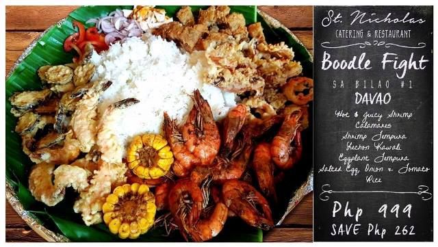 St. Nicholas Catering and Restaurant Boodle Fight sa Bilao Set 1 on SALE!