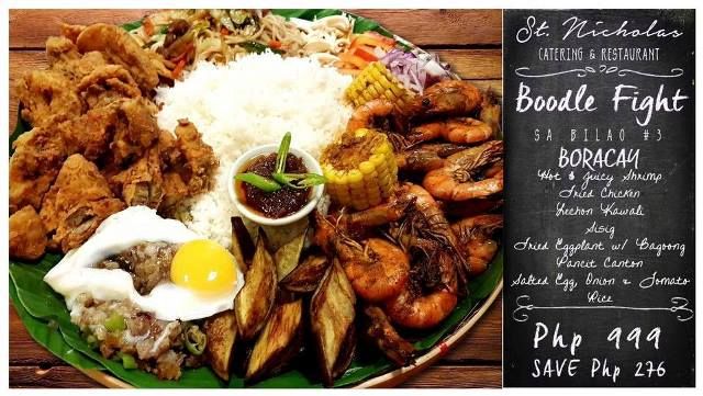 St. Nicholas Catering and Restaurant Boodle Fight sa Bilao Set 3 on SALE!