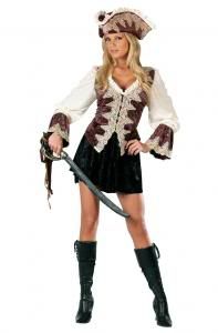 Sexy Vixen Pirate Wench Halloween Costumes