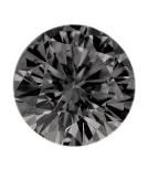 Black round diamond