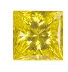 Fancy vivid yellow Princess diamond