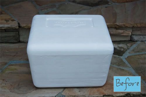 styrofoam cooler