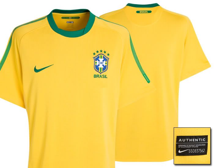 camiseta brasil mundial 2010