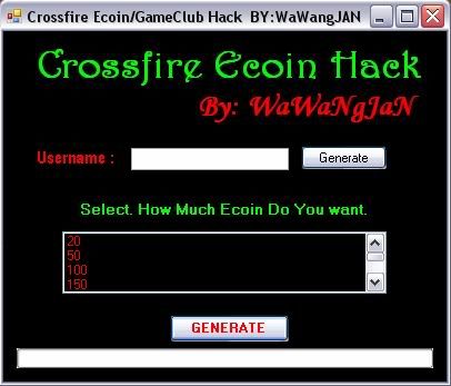 how to hack crossfire gp