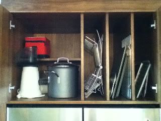 above fridge