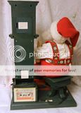Vintage Animated Telco MOTION ette Electric Christmas Figure Santa 