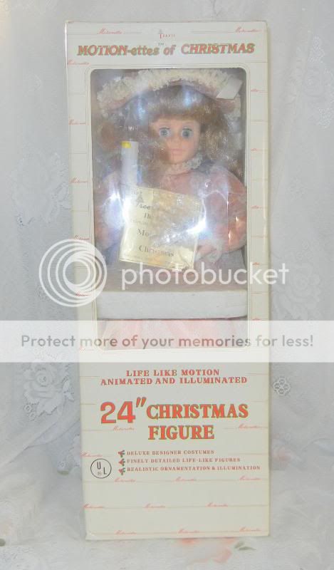 Vintage Telco MOTIONettes 24 Animated Christmas Doll  