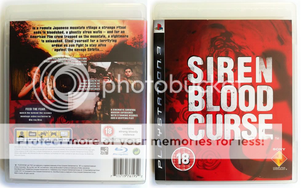 Siren Blood Curse PS3 *in Excellent Condition*  