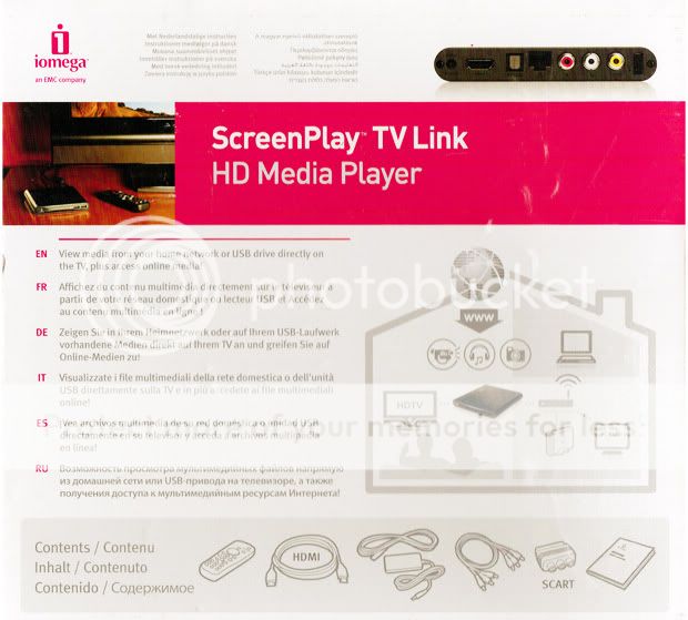 Iomega ScreenPlay TV Link Director Edition HD Media Player *Brand New 