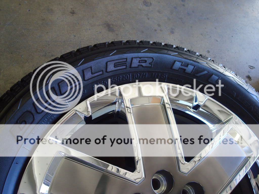 20" GMC Acadia Wheels Rims Tires 2011 Denali Chrome